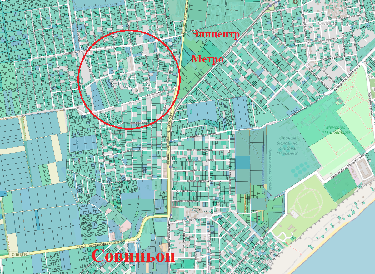 Продажа участка возле Совиньона под коттеджный городок или коммерцию.